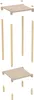 FixWood Pflanzenständer Set – 2-tlg. Holz Blumenregal für Produktbild-Vorschau 3