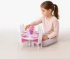 Jídelní sada do domečku pro panenky se stolem, židlemi a Náhled obrázku produktu 8