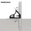 Edelstahl Winkelmesser 30 cm, Kombinationswinkel, Produktbild-Vorschau 4