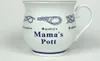 Mama´s Pott mit Seemannsknoten bauchig Kaffeebecher Produktbild-Vorschau 1