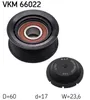 SKF VKM 66022 Umlenkrolle Keilrippenriemen für SUZUKI Grand Produktbild-Vorschau 1