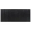 A black paravent with a vertical wood grain texture. Voir les images du produit
