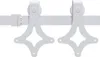Kit Accessori per Porta Scorrevole 200 cm in Acciaio Bianco Anteprima dell’immagine prodotto 7