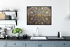 MuchoWow® MuchoWow® Gerahmtes Poster Kreis - Decke - Blau Produktbild-Vorschau 3