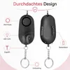 2PCS Persönlicher Alarm Schlüsselanhänger mit LED, 130–140 Produktbild-Vorschau 3