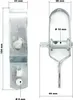 Tenditori in filo metallico Toboli zincati, set da 50 Anteprima dell’immagine prodotto 4