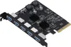 Karta rozszerzeń USB 3.2 Gen 2 z 5 portami TYP A PCI Podgląd zdjęcia produktu 6
