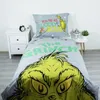 Sábana con estampado de "El Grinch", tamaño 140x200 cm, Vista previa de la imagen del producto 3