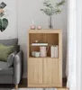 vidaXL Szafka boczna z oświetleniem LED Materiał Podgląd zdjęcia produktu 1