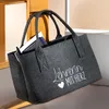 Filz Shopper „Lehrerin mit Herz“ – Perfektes Geschenk für Produktbild-Vorschau 1
