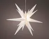Biała wisząca lampa gwiazda z oświetleniem LED - 40 cm Podgląd zdjęcia produktu 7