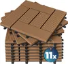 CASARIA WPC Fliesen 30x30 cm 11er Set 1m? Stecksystem Produktbild-Vorschau 1