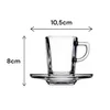 12tlg. Set Espressotassen mit Unterteller Carre Produktbild-Vorschau 7
