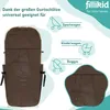 Fillikid Winterfußsack Lammfellfußsack für Kinderwagen Produktbild-Vorschau 4