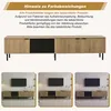 Merax TV Lowboard mit 3 Türen und 2 Schubladen, TV Schrank Produktbild-Vorschau 15