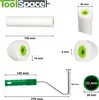 RULLO COLORE A SPUGNA 150 mm IN SCHIUMA PER PITTURE A OLIO, Anteprima dell’immagine prodotto 2