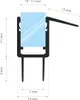STEIGNER Duschtürdichtung UK20 180 cm (1 Stk.) Transparent Produktbild-Vorschau 2