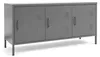 Industrial Sideboard Stahl Schrank Lowboard Spind 120 x 40 Produktbild-Vorschau 1