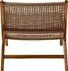 home24 Loungesessel - Papiergeflecht / Teakholz Massiv - Produktbild-Vorschau 7