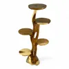 A wooden plant stand with multiple shelves. Produktbild-Vorschau