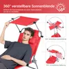 SoBuy 2-er Set Sonnenliege Auflage klappbare Gartenliege Produktbild-Vorschau 3