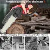 4/6" Zoll Akku-Kettensäge,Baumsäge,2in1 Handsäge mit 2 Produktbild-Vorschau 3