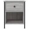 vidaXL Comodini, set da 2 pezzi, grigio Sonoma, 40x42x50 Anteprima dell’immagine prodotto 7