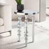 FineBuy Design – okrągły stolik pomocniczy 44 cm, metalowy, Podgląd zdjęcia produktu 1