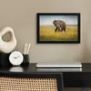 MuchoWow® MuchoWow® Gerahmtes Poster Elefant - Blumen - Produktbild-Vorschau 2
