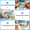Sieb Spülbecken,3 in 1 Abflusssieb,304 Edelstahl Pop-Up Produktbild-Vorschau 6