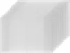 A stack of clear plastic sleeves for pet passports. Produktbild-Vorschau