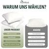 set di 2 copricuscini 100% cotone 40x40 cm bianco naturale Anteprima dell’immagine prodotto 7