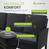 Juskys Polyrattan Gartenmöbel Sitzgruppe Turin Set 6 teilig Produktbild-Vorschau 3