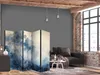 5-teiliger Doppelseitiger Vlies Paravent - Landscape With Produktbild-Vorschau 2