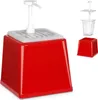 HENDI Distributeur de savon à pompe, 2.5L, Rouge, Voir les images du produit 6