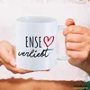 Huuraa Kaffeetasse Ense verliebt 330ml Weiß Keramik Produktbild-Vorschau 3