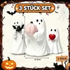 【3-teiliges Geister Deko Halloween Figuren Set mit Produktbild-Vorschau 2
