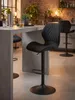 2er Set Barhocker Sonja - Mikrofaser Anthrazit Produktbild-Vorschau 3