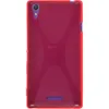 PhoneNatic Case kompatibel mit Sony Xperia T3 - rot Silikon Produktbild-Vorschau 3