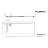 Kaldewei 383947982711 DW SUPERPLAN Mod.1839-5, 750 x 1700, Produktbild-Vorschau 2