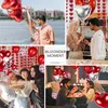 31-teiliges Valentinstag-Deko-Set mit Herzballons & Rosenblättern Productafbeelding-voorbeeld
