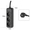 Hama 0003039, 3 AC-Ausgänge, 230 V, 50 Hz, 3500 W, Schwarz, Produktbild-Vorschau 6