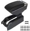 VW Golf IV 97-06 Armlehne mit Ablagefach, SCHWARZES  + Produktbild-Vorschau 1