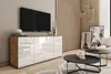 A modern living room with a TV stand, TV, coffee tables, and artwork. Náhled obrázku produktu