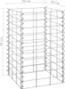 vidaXL Gabionové vyvýšené záhony 3 ks 30x30x50 cm železo Náhled obrázku produktu 5
