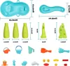 Sand- und Wassertisch für Kleinkinder, Wasserspieltisch Produktbild-Vorschau 4