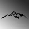 Wallity, Mountain - 9, Dekoratives Wandaccessoire aus Produktbild-Vorschau 4