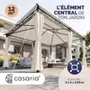 CASARIA Pavillon de jardin crème Voir les images du produit 2