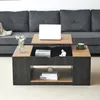 Moderner Couchtisch, Couchtisch mit Liftfunktion, graues Produktbild-Vorschau 8