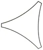 Shade Sail - Triangle - 3,6 X 3,6 X 3,6 M - Barva: krémová Náhled obrázku produktu 4